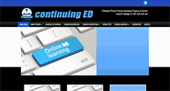 Desktop Screenshot of continuing-ed.cc